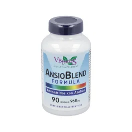 VBYOTICS Ansioblend 90 Cápsulas - Fórmula para el Sistema Nervioso con Pasiflora, Valeriana, Magnesio y Vitaminas B