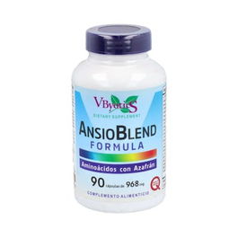VBYOTICS Ansioblend 90 Cápsulas - Fórmula para el Sistema Nervioso con Pasiflora, Valeriana, Magnesio y Vitaminas B