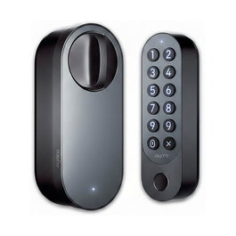Aqara Smart Lock U200 + G410, Cerradura Inteligente de Trinquete con Cubierta G410, Color Negro