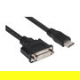 Club 3D Adaptador HDMI a DVI Macho Hembra Pasivo 1920x1200 60Hz Plug and Play Cable 0.40m Negro - Retail