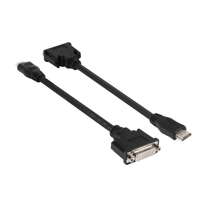 Club 3D Adaptador HDMI a DVI Macho Hembra Pasivo 1920x1200 60Hz Plug and Play Cable 0.40m Negro - Retail