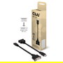 Club 3D Adaptador HDMI a DVI Macho Hembra Pasivo 1920x1200 60Hz Plug and Play Cable 0.40m Negro - Retail