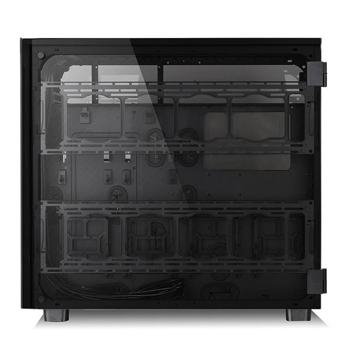 Thermaltake View 91 RGB Riing Tempered Glass Full Torre Negra Sin Fuente 4x USB 3.0 USB-C 4x 140mm Vidrio Templado Thermaltake View 91 RGB Riing Tempered Glass Full Torre Negra Sin Fuente 4x USB 3.0 USB-C 4x 140mm Vidrio Templado