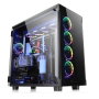Thermaltake View 91 RGB Riing Tempered Glass Full Torre Negra Sin Fuente 4x USB 3.0 USB-C 4x 140mm Vidrio Templado