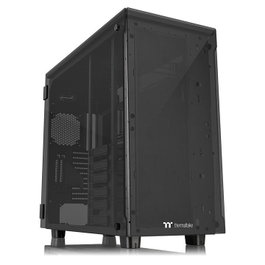 Thermaltake View 91 RGB Riing Tempered Glass Full Torre Negra Sin Fuente 4x USB 3.0 USB-C 4x 140mm Vidrio Templado