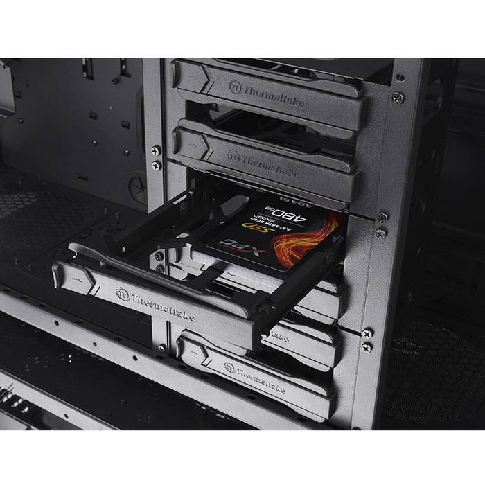Thermaltake View 91 RGB Riing Tempered Glass Full Torre Negra Sin Fuente 4x USB 3.0 USB-C 4x 140mm Vidrio Templado Thermaltake View 91 RGB Riing Tempered Glass Full Torre Negra Sin Fuente 4x USB 3.0 USB-C 4x 140mm Vidrio Templado