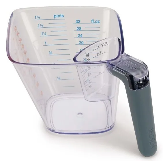 Joseph Joseph Align Juego de 2 Jarras Medidoras Gris
