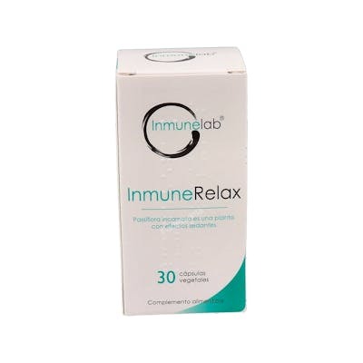Inmunelab Inmunerelax 30 Cápsulas GABA, L-Triptófano, L-Teanina, Vitamina B6 Sistema Nervioso y Inmune Vegano Inmunelab Inmunerelax 30 Cápsulas GABA, L-Triptófano, L-Teanina, Vitamina B6 Sistema Nervioso y Inmune Vegano