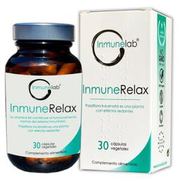 Inmunelab Inmunerelax 30 Cápsulas GABA, L-Triptófano, L-Teanina, Vitamina B6 Sistema Nervioso y Inmune Vegano