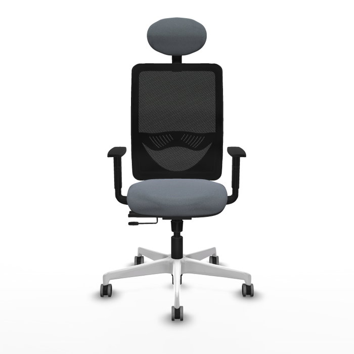PIQUERAS Y CRESPO Silla de oficina Zulema con mecanismo Sincro/Traslack, Gris y Negro PIQUERAS Y CRESPO Silla de oficina Zulema con mecanismo Sincro/Traslack, Gris y Negro