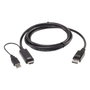 Aten Convertidor HDMI a DisplayPort True 4K 1,8 m 2L-7D02HDP