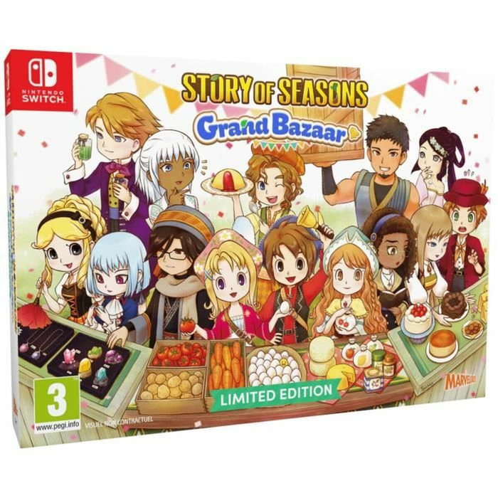 Just For Games Story of Seasons: Grand Bazaar - Edición limitada para Nintendo Switch Just For Games Story of Seasons: Grand Bazaar - Edición limitada para Nintendo Switch