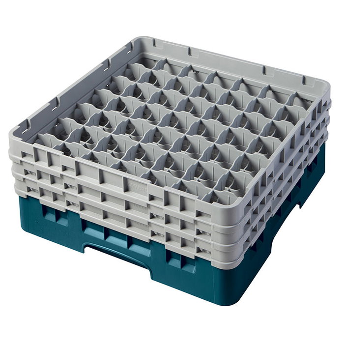 CAMBRO Cesta de lavado 49 comp. 3 alturas Cerceta CAMBRO Cesta de lavado 49 comp. 3 alturas Cerceta