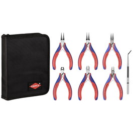 Knipex Juego de 7 alicates para electrónica con estuche