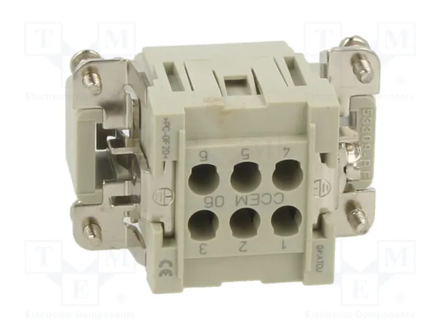 ILME Conector HDC CCE Macho de 6 Pines