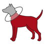 Collar Isabelino para Perros Trixie 19423 Gris Espuma