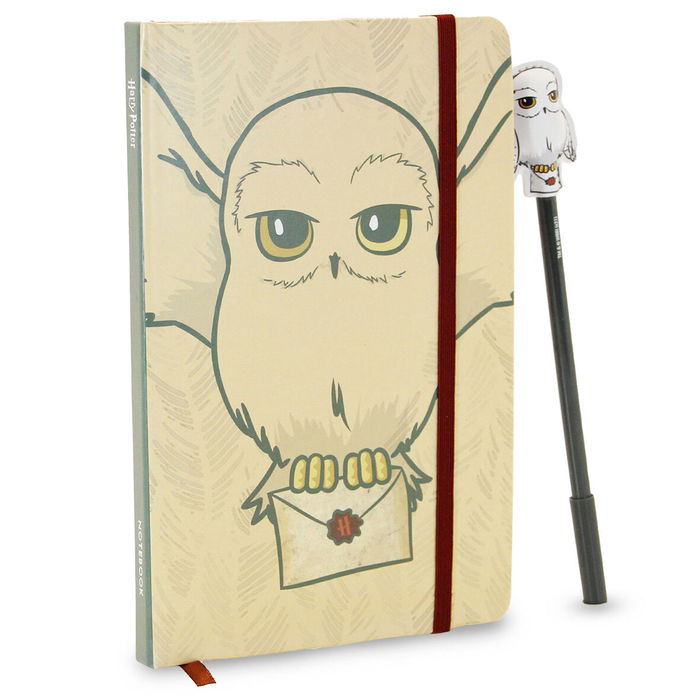 Karactermania Set Diario y Bolígrafo Hedwig Harry Potter con Caja Regalo