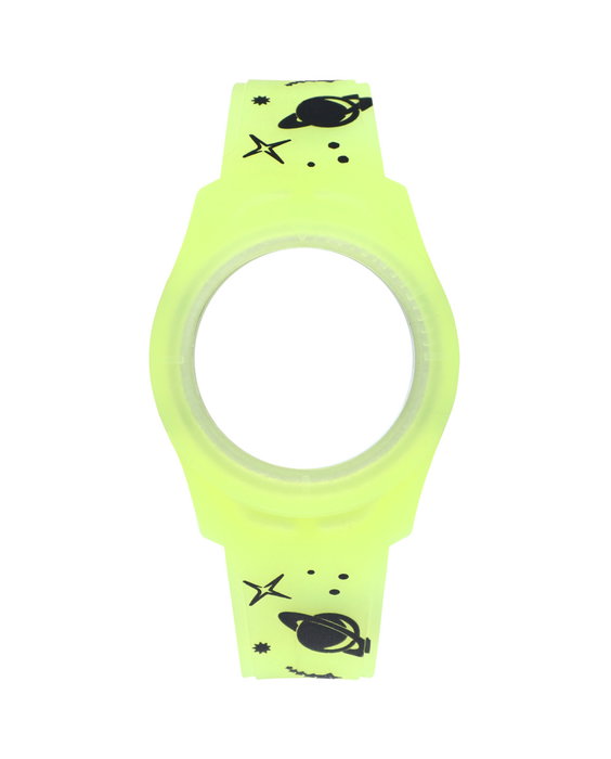 Watxandco Correa de Silicona Amarilla 38mm Watxandco Correa de Silicona Amarilla 38mm