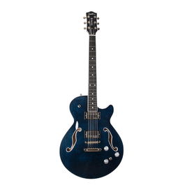 Godin Montreal Premiere A/E Guitarra, Indigo Blue, Con Funda
