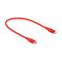 DeLOCK Cable de datos y carga USB Type-C a Lightning Rojo 0,5 m MFi