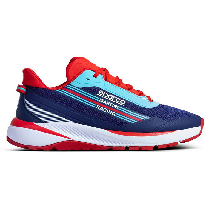 Sparco S0012A5MR44BM Zapatillas S-Run Martini Racing Talla 44 Azul Marino para Hombre