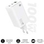 Subblim Cargador GaN 35W USB-C Blanco SUBCHG-6G3510