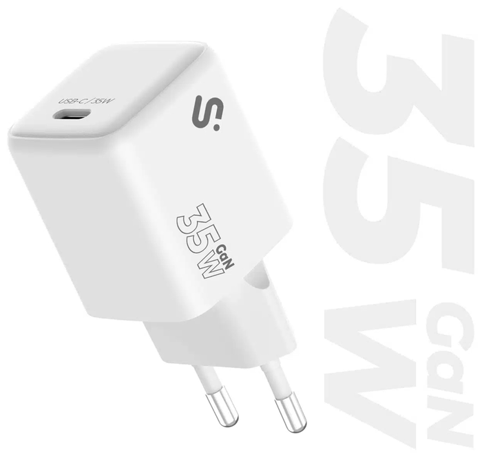 Subblim Cargador GaN 35W USB-C Blanco SUBCHG-6G3510 Subblim Cargador GaN 35W USB-C Blanco SUBCHG-6G3510