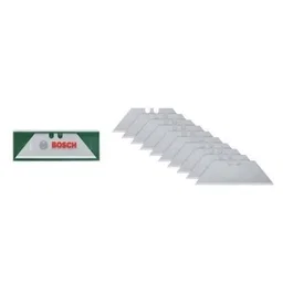 Bosch Juego de 10 hojas trapezoidales SK5 con estuche de acero