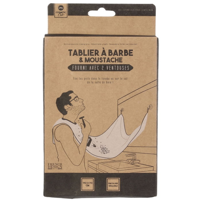 Cosmetic Club Delantal Afeitado Con Ventosas Barber Shop Cosmetic Club Delantal Afeitado Con Ventosas Barber Shop