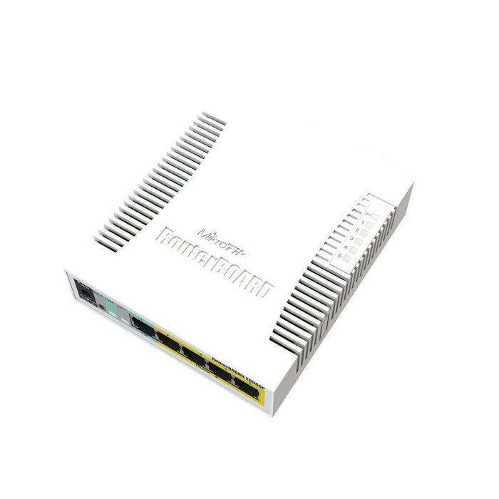MikroTik RB260GSP con 5 puertos Gigabit Ethernet y 1 ranura SFP en color blanco MikroTik RB260GSP con 5 puertos Gigabit Ethernet y 1 ranura SFP en color blanco
