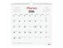 Finocam Calendario de Pared Chic 2026 Blanco 30x30 cm