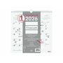 Finocam Calendario de Pared Chic 2026 Blanco 30x30 cm
