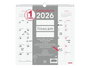 Finocam Calendario 2026 Pared Chic 787007326 300x300mm para Escribir Blanco