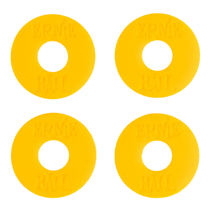 Ernie Ball Strap Blocks 4 Pcs - Naranja, Cierres de Seguridad para Correas de Guitarra