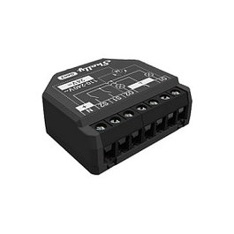 Shelly 2PM Gen3 Interruptor Inteligente WiFi 2 Polos para Montaje Empotrado, 16A 240V, Control Remoto por App, Bluetooth, Negro
