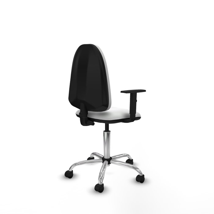 PIQUERAS Y CRESPO Silla de oficina Aýna con Brazos 1D, Blanca PIQUERAS Y CRESPO Silla de oficina Aýna con Brazos 1D, Blanca