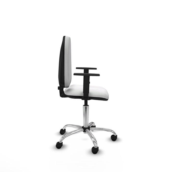 PIQUERAS Y CRESPO Silla de oficina Aýna con Brazos 1D, Blanca PIQUERAS Y CRESPO Silla de oficina Aýna con Brazos 1D, Blanca