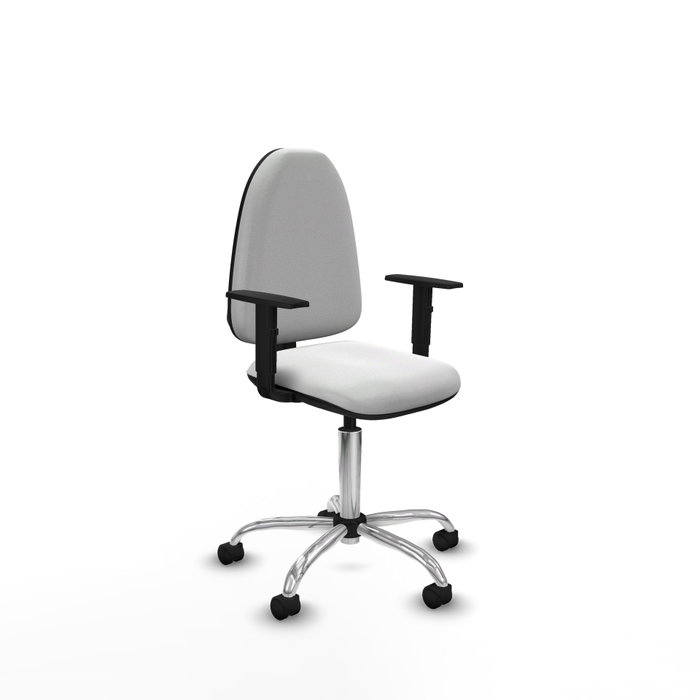 PIQUERAS Y CRESPO Silla de oficina Aýna con Brazos 1D, Blanca PIQUERAS Y CRESPO Silla de oficina Aýna con Brazos 1D, Blanca