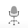 PIQUERAS Y CRESPO Silla de oficina Aýna con Brazos 1D, Blanca