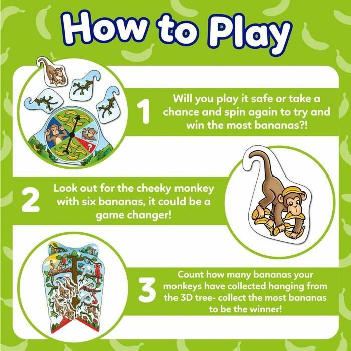 Orchard Toys Cheeky Monkeys juego de suerte