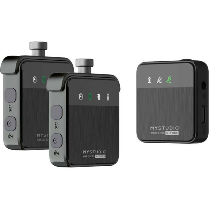 EASYPIX MyStudio Wireless Mic Duo Negro EASYPIX MyStudio Wireless Mic Duo Negro