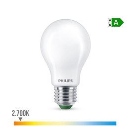 Philips Bombilla LED Classic Ultra Eficiente E27 4W 840lm 2700K