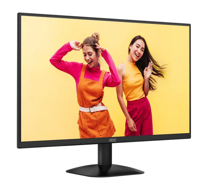 AOC Monitor 27B35HM 27" Full HD 120Hz Adaptive-Sync, 1ms MPRT, Flicker-Free, Low Blue Light, Sin Marco, HDMI, VGA, VESA 100x100, Negro
