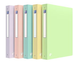 Carpeta De Anillas Oxford/Elba Urban Pp Translucido A4+ 4 An.30Mm Redonda Surtido (5 Col. Pastel) (Set de 10)