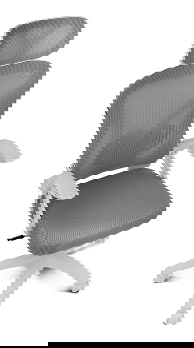 Drift DRAIR35 Silla Gaming/Ergonómica de Oficina con Respaldo de Malla, Ajustable en Altura e Inclinación 90°-120°, Color Blanco/Gris, Peso Máx. 120 kg