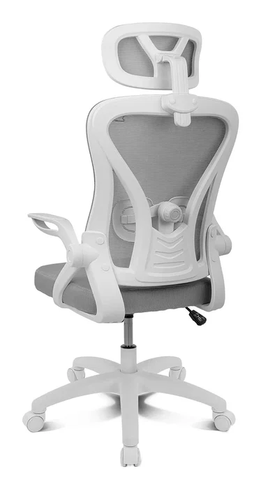 Drift DRAIR35 Silla Gaming/Ergonómica de Oficina con Respaldo de Malla, Ajustable en Altura e Inclinación 90°-120°, Color Blanco/Gris, Peso Máx. 120 kg