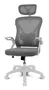 Drift DRAIR35 Silla Gaming/Ergonómica de Oficina con Respaldo de Malla, Ajustable en Altura e Inclinación 90°-120°, Color Blanco/Gris, Peso Máx. 120 kg