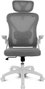 Drift Silla Gaming DRAIR35 Blanca Gris - Malla Transpirable Ergonómica Reposabrazos Abatibles Cojines