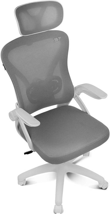 Drift Silla Gaming DRAIR35 Blanca Gris - Malla Transpirable Ergonómica Reposabrazos Abatibles Cojines Drift Silla Gaming DRAIR35 Blanca Gris - Malla Transpirable Ergonómica Reposabrazos Abatibles Cojines