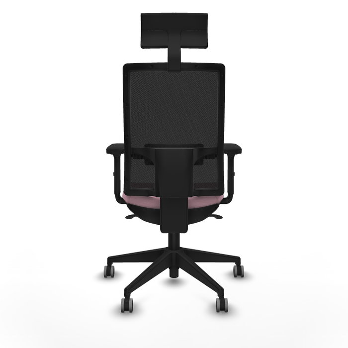 PIQUERAS Y CRESPO Silla de oficina Horna con mecanismo Sincro, Rosa y Negro PIQUERAS Y CRESPO Silla de oficina Horna con mecanismo Sincro, Rosa y Negro